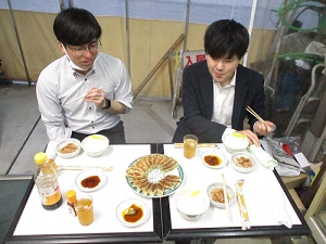 居住者の方と食事会　(調理師免許所持)