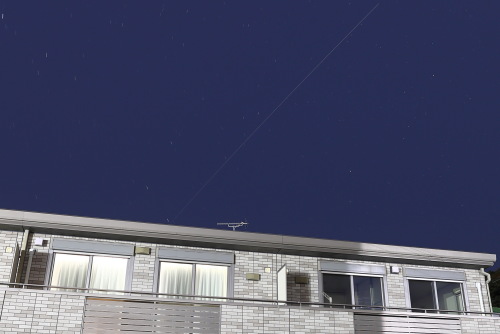 2026年3月28日19時40分～ISS国際宇宙ステーションが　　　　「めぞん駒や」上空を通過!!
